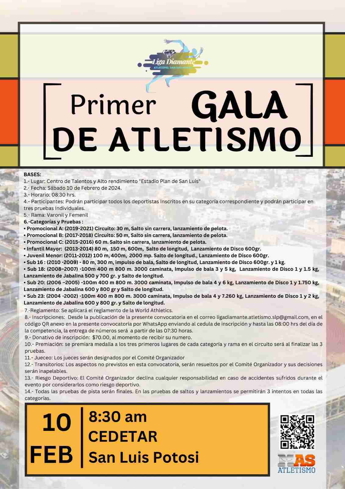 Primer Gala de Atletismo