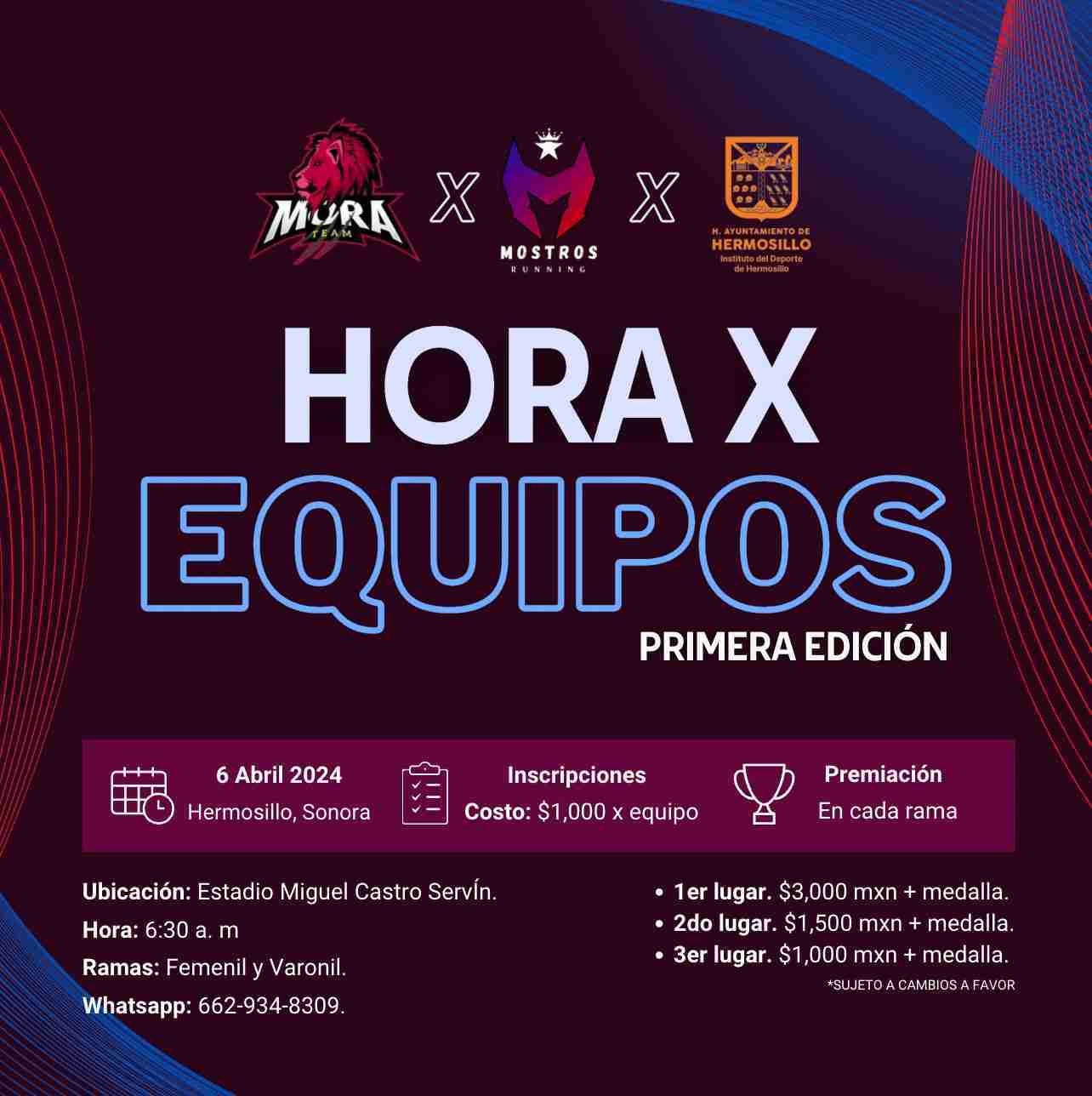 Hora por equipos 1era Edición.