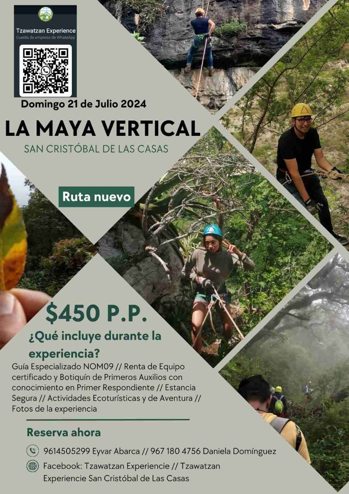 Ruta en San Cristóbal de Las Casas, en La Zona Sur conocido como "La Maya."